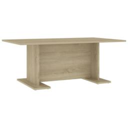 Berkfield Home Modern Coffee Table Sonoma Oak 103.5x60x40 cm Engineered Wood in Light Tan - thumbnail 3