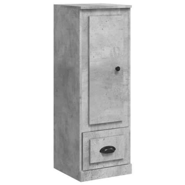 Berkfield Home Highboard Concrete Grey 36x35.5x103.5 cm Engineered Wood - image 1