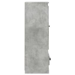Berkfield Home Highboard Concrete Grey 36x35.5x103.5 cm Engineered Wood - thumbnail 6