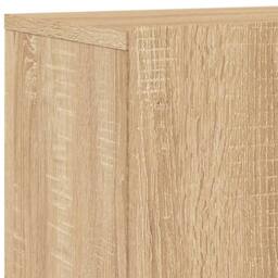 Berkfield Home Versatile 5 Piece TV Wall Units Sonoma Oak Engineered Wood in Light Oak - thumbnail 9