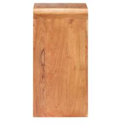 Berkfield Home Bedside Table 40x30x60 cm Solid Acacia Wood Honey Finish in Brown - Size: 40 x 30 x 60 cm - thumbnail 4