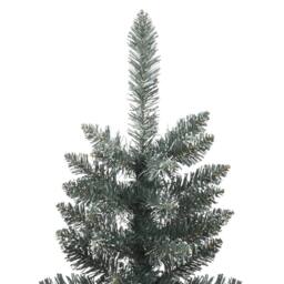 Berkfield Home Artificial Slim Christmas Tree with Stand Green 120 cm PVC - thumbnail 3