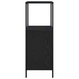 Berkfield Home Bathroom Cabinet with Shelves Black Oak 36x35x95 cm - Size: 36 x 35 x 95 cm - thumbnail 7