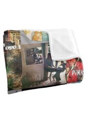 Pink Floyd Album Covers Grid Pattern Silky Touch Super Soft Throw Blanket 152 X 127 cm in White - thumbnail 3