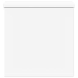 Berkfield Home Storage Box White 30x35x35 cm Engineered Wood - Size: 30 x 35 x 35 cm - thumbnail 5