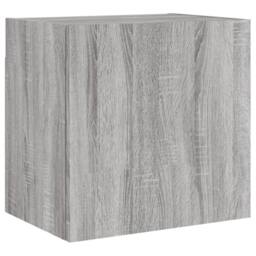 Berkfield Home TV Wall Cabinet Grey Sonoma 40.5x30x40 cm Engineered Wood - thumbnail 3
