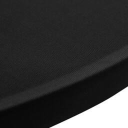 Berkfield Home Standing Table Cover √ò80 cm Black Stretch 4 pcs - thumbnail 5