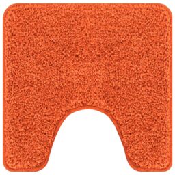 Berkfield Home 3 Piece Bath Mat Set Orange Polypropylen Non-Slip - Size: Medium - thumbnail 4