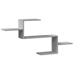 Berkfield Home Wall Shelf Grey Sonoma 104x15x49 cm Engineered Wood - Size: 104 x 15 x 49 cm - thumbnail 6