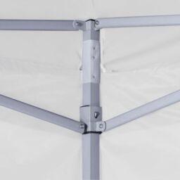 Berkfield Home Professional Folding Party Tent with 4 Sidewalls 2x2 m Steel White - thumbnail 4