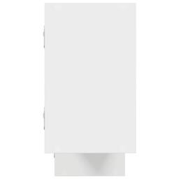 Berkfield Home Wall Cube Shelf 5 Compartments White Engineered Wood - thumbnail 5