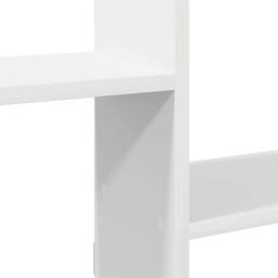 Berkfield Home Wall Cube Shelf 5 Compartments White Engineered Wood - thumbnail 7