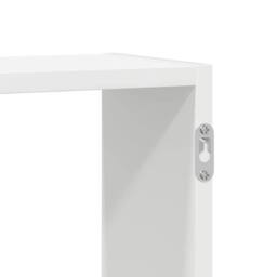 Berkfield Home Wall Cube Shelf 5 Compartments White Engineered Wood - thumbnail 8