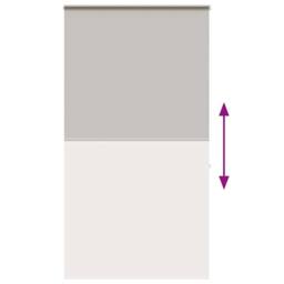 Berkfield Home Shower Roller Blind with Cassette 140x240 cm Fabric Width 136 cm in Grey - thumbnail 5
