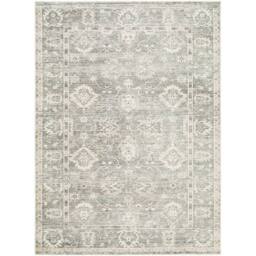 Livabliss Galey Alix Collins Avenue I-Vintage Green Beige Traditional Fringe Living Rug - Size: 160 cm x 215 cm - thumbnail 2