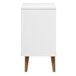 Berkfield Home Bedside Cabinet MOLDE White 40x35x65 cm Solid Wood Pine - Size: 40 x 35 x 65 cm - thumbnail 6