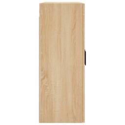Berkfield Home Wall Mounted Cabinets 2 pcs Sonoma Oak Engineered Wood in Light Tan - thumbnail 7