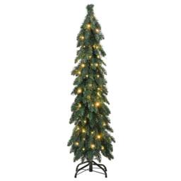 Berkfield Home Beautiful Artificial Pre-lit Christmas Tree with 60 LEDs 120 cm in Green - thumbnail 1