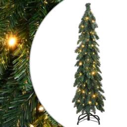 Berkfield Home Beautiful Artificial Pre-lit Christmas Tree with 60 LEDs 120 cm in Green - thumbnail 2