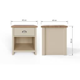 GFW Lancaster Lamp Table in Cream - thumbnail 8