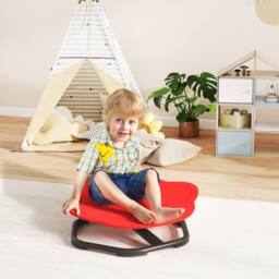 STILVORA Kids' Spinning Chair with 360° Spin Red - thumbnail 2