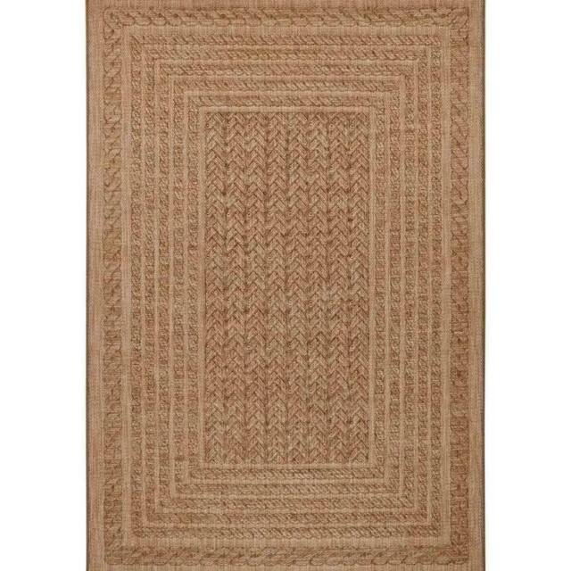 THE RUGS Indoor Outdoor Limonero Rug Sisal Look Durable Rectangular Pile in Beige - Size: 160 cm x 230 cm - image 1