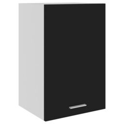 Berkfield Home Hanging Cabinet Black 39.5x31x60 cm Engineered Wood - thumbnail 1