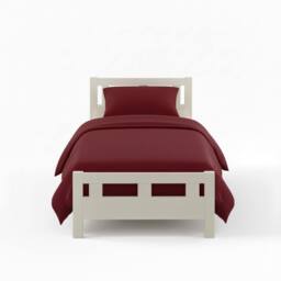 Snug City Flannelette Cotton Cot Bed Duvet Cover Set Brushed Warm Bedding Set in Red - thumbnail 2