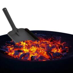 Havendro 5 Piece Black Fireplace Tools Set Poker Brush Tongs - thumbnail 4