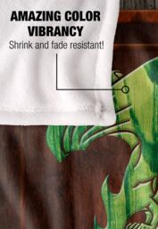 Lord of the Rings The Blanket, 152x127 cm Green Dragon Inn Sign Silky Touch Super Soft Throw Blanket in White - thumbnail 4