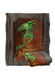 Lord of the Rings The Blanket, 152x127 cm Green Dragon Inn Sign Silky Touch Super Soft Throw Blanket in White - thumbnail 2