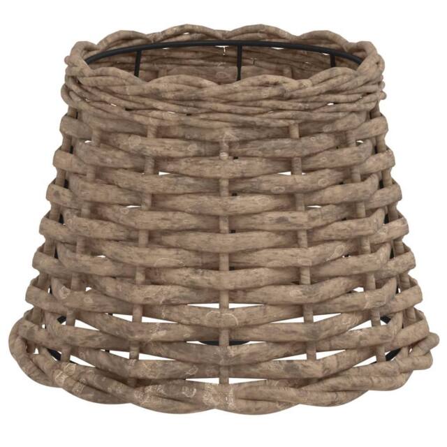 Berkfield Home Lamp Shade Brown √ò20x15 cm Wicker - Size: 20x15 cm - image 1