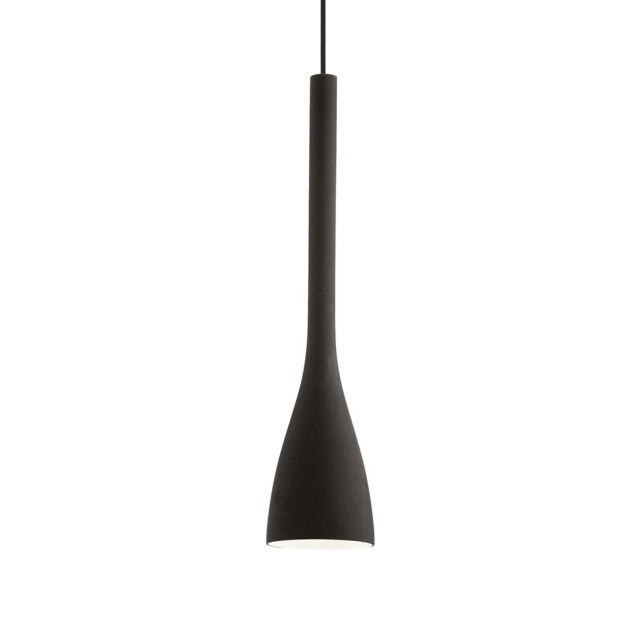 Netlighting Flut 1 Light Large Ceiling Pendant Black E27