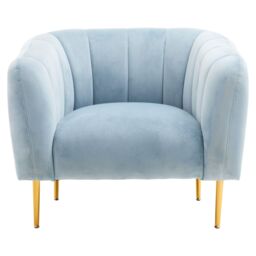 Pink Velvet Arm Chair, Tufted Velvet Upholstered Accent Chair, Comfortable Armchair for Home, Office