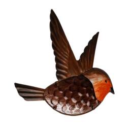Country Living Robin Wall Decor in Brown - thumbnail 3