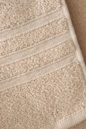 Catherine Lansfield 'Zero Twist' Cotton 6 Piece Towel Bale in Natural - thumbnail 2