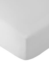 Catherine Lansfield So Soft Non Iron Fitted Sheet in White - Size: Super King Fitted - thumbnail 2