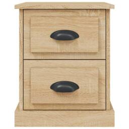 Berkfield Home Bedside Cabinet Sonoma Oak 39x39x47.5 cm Engineered Wood in Brown - thumbnail 7