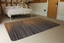 Benjamin Tate Design Broom Stick On The Wall Designer Rug in Natural - Size: Large - thumbnail 3