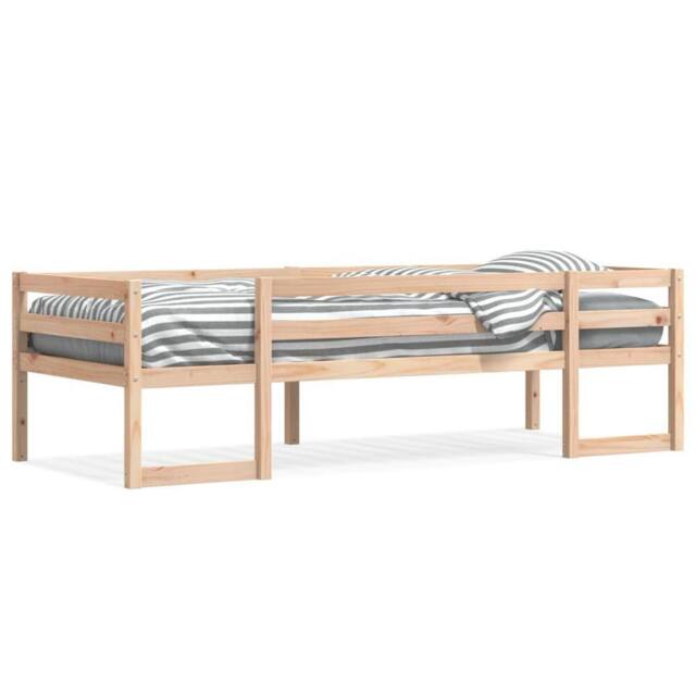Berkfield Home Metal Bed Frame with Headboard & Footboard White 150x200 cm Kin… in Brown - Size: Small Single - image 1
