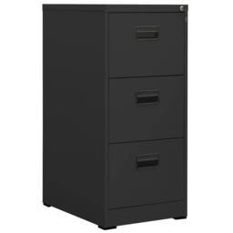 Berkfield Home Modern Filing Cabinet Anthracite 46x62x102.5 cm Steel in Dark Grey - thumbnail 2