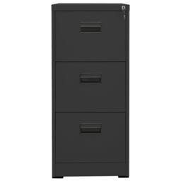 Berkfield Home Modern Filing Cabinet Anthracite 46x62x102.5 cm Steel in Dark Grey - thumbnail 3