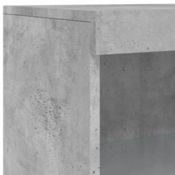 Berkfield Home Sideboard with LED Lights Concrete Grey 60.5x37x100 cm - thumbnail 9