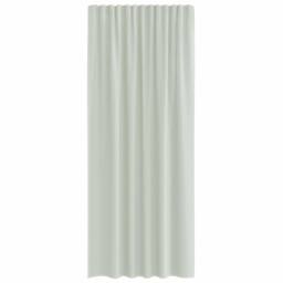Berkfield Home Voile Curtains with Rod Pockets 2 pcs Light Grey - thumbnail 4