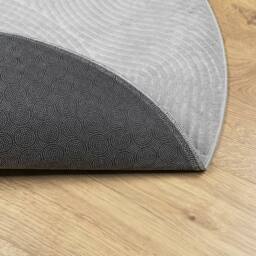 Berkfield Home Rug IZA Short Pile Scandinavian Look Grey √ò 120 cm - Size: Medium - thumbnail 5