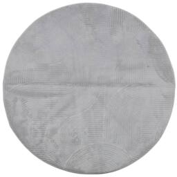 Berkfield Home Rug IZA Short Pile Scandinavian Look Grey √ò 120 cm - Size: Medium - thumbnail 1