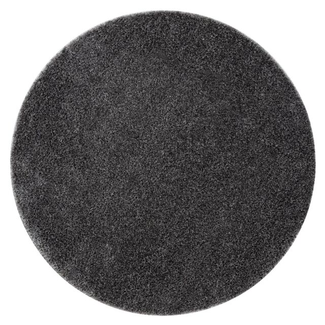 RugsX Dywaniki Łazienkowe Rug in Grey - Size: 100 cm diameter - image 1