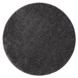 RugsX Dywaniki Łazienkowe Rug in Grey - Size: 100 cm diameter - thumbnail 1