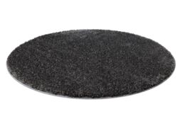 RugsX Dywaniki Łazienkowe Rug in Grey - Size: 100 cm diameter - thumbnail 2