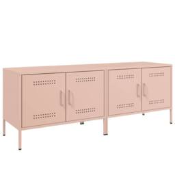 Berkfield Home TV Cabinets 2 pcs Pink 68x39x50.5 cm Steel